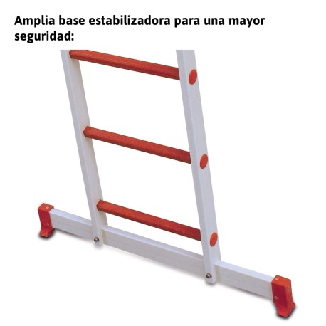 3TFV | Escalera multiusos de 3 tramos de fibra de vidrio