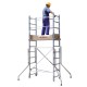 RAPIDO 140 | Andamio de aluminio con ruedas y plataforma de 140x60 cm