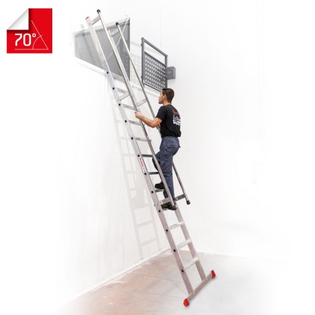 SAS | Escalera de apoyo con ganchos para entreplantas y altillos