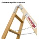 LD | Escalera doble subida de madera
