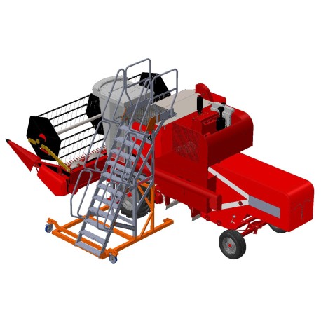 EM801 | Escalera a Medida para Mantenimiento de Vehículos Agrícolas,E