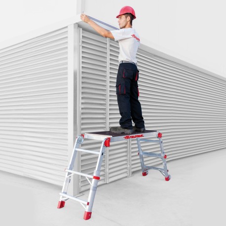 PLAT | Plataforma de trabajo plegable y regulable en altura,Plataform