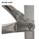 RAPIDO 160 | Andamio de aluminio con ruedas y plataforma de 160x80 cm