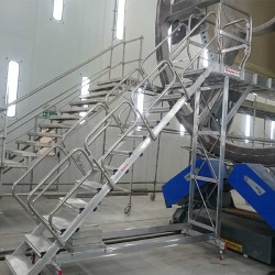 EM905 | Escalera a Medida para Mantenimiento de Turbinas,Escalera a M