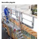 TSA-S | Escalera con plataforma y barandilla regulable,Escalera con p