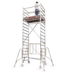 RAPIDO 180 | Andamio de aluminio con ruedas y plataforma de 180x105 c