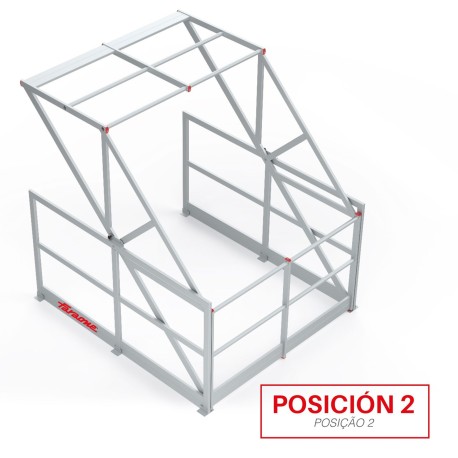 E-SAFETY | Barandilla basculante de seguridad en aluminio,Barandilla 