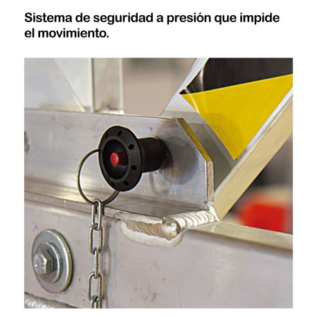 E-SAFETY | Barandilla basculante de seguridad en aluminio,Barandilla 