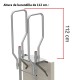 SVS0 | Escalera vertical de seguridad sin jaula de protección
