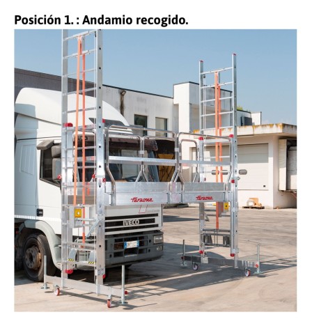 TSA320 | Andamio especial para talleres de camiones y autobuses,Andam