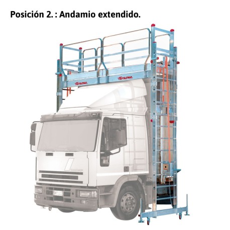 TSA320 | Andamio especial para talleres de camiones y autobuses,Andam