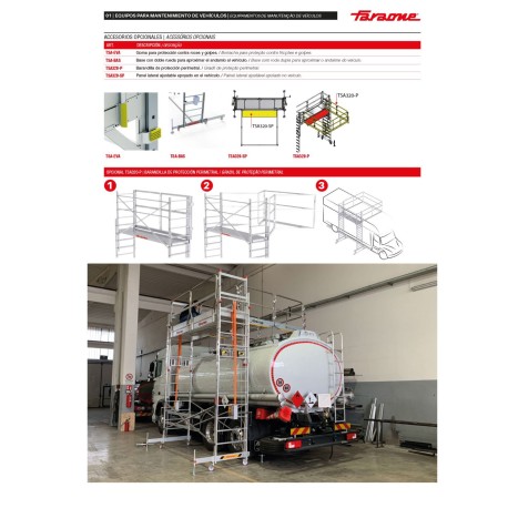 TSA320 | Andamio especial para talleres de camiones y autobuses,Andam