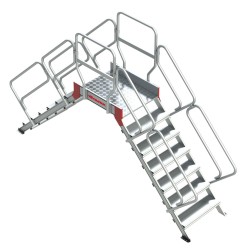 SP45 | Escalera puente con plataforma