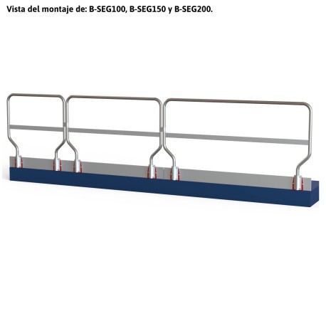 B-SEG | Barandilla de seguridad para entreplantas y altillos,Barandil