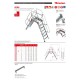 SP60 | Escalera puente de aluminio con plataforma