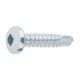 Tornillo Autotaladrante Cabeza Alomada y Huella Cuadrada ABRC DIN-750