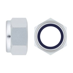 Tuerca Autoblocante DIN-985 con Anillo de Nylon