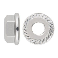 Tuerca Brida Grafilada DIN-6923 Inoxidable A2