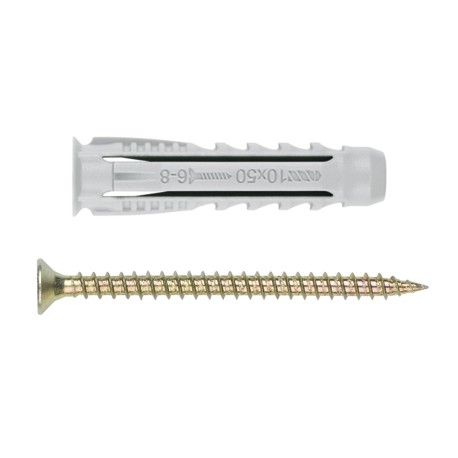 TACOS de Nylon TN4S con Tirafondo TP-PO