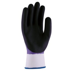 Guante de seguridad sin costuras con doble capa de nitrilo BIPREN