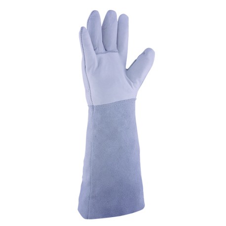 Guante de piel flor vacuno con manga de serraje CLEVER N 3L 