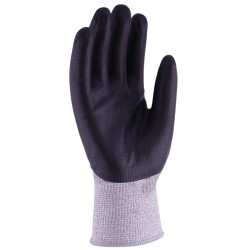 Guante de seguridad sin costuras con recubrimiento de nitrilo foam FL