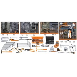 Surtido de 261 herramientas para mantenimiento industrial en termofor
