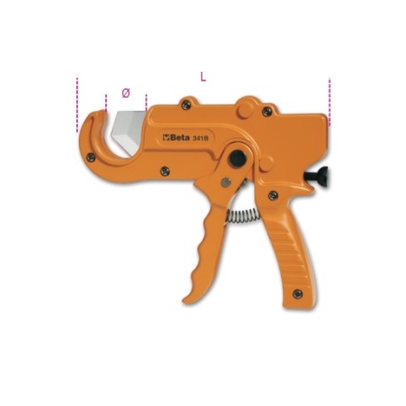 Cortatubos de trinquete para tubos de plástico - Beta Tools 341B