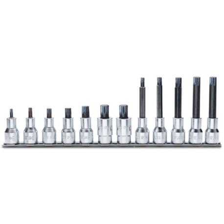 920XZN/SB12 – Juego de 12 vasos de 1/2"" con punta XZN®, en soporte –