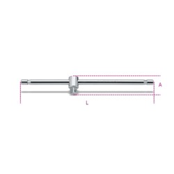 920/42 – Mango corredizo en T de 1/2"", cromado – Beta Tools";