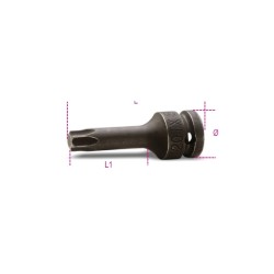 Llaves de Vaso Macho de Impacto para Tornillos con Huella Torx® 720TX