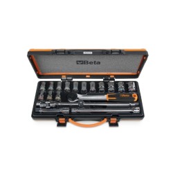  Surtido de 14 vasos hexagonales de colores y 5 accesorios en caja de