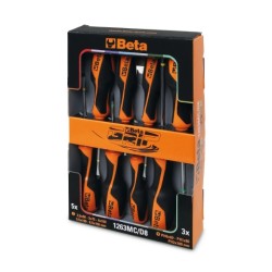 Juego de 8 destornilladores de colores, BetaGrip – Beta