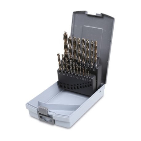 Juego de brocas rectificadas en acero HSS-CO 8% | Beta Tools