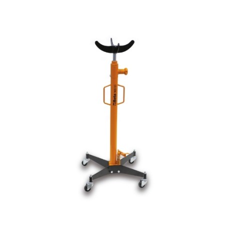 Gato de foso - 300 kg, vástago cromado y bomba de pedal