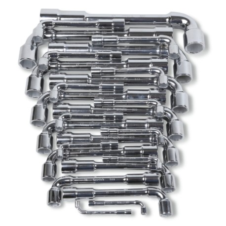 Juego de 25 llaves de pipa dobles hexagonales (art. 933) 933/S25