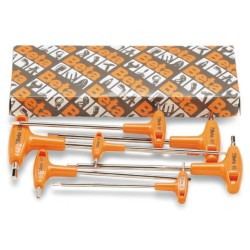 Juego de llaves Allen acodadas con mango en T 96T/S de Beta Tools