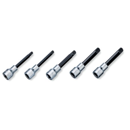 920XZN/LS – Juego de 5 vasos de 1/2"" con punta XZN® larga – Beta Too