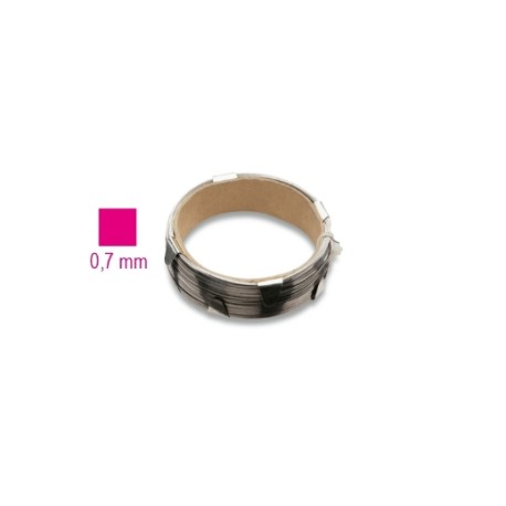 Cable de acero para cristales con sección cuadrada