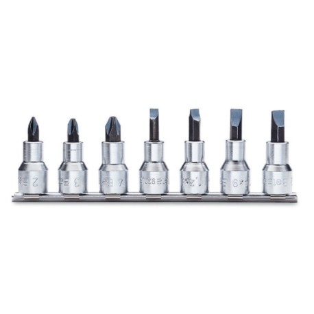 920LH/SB7 – Juego de 7 vasos de 1/2"" con punta plana y Phillips®, en