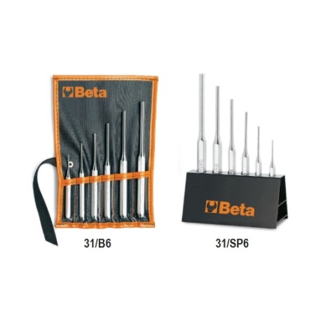 Juego de 6 Botadores Cilíndricos en Sobre Enrollable de Poliéster Res