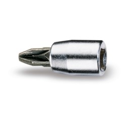 Juego de Vasos Destornilladores Phillips Cuadrado Hembra 1/4 Cromados