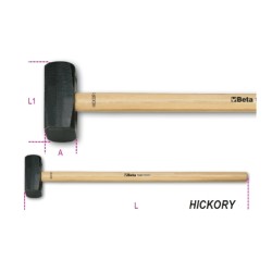Maza Recta con Mango de Madera Hickory – 1381