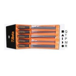 Juego de 5 limas de corte semidulce con mango – Beta Tools