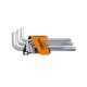Juego de 8 llaves Allen acodadas, modelo largo 96LC/SC8 - Beta Tools