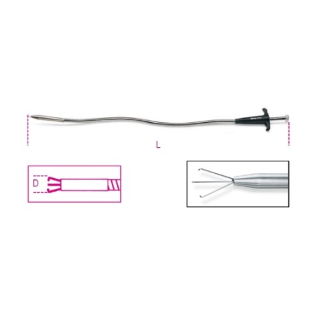 Pinzas de extracción flexibles