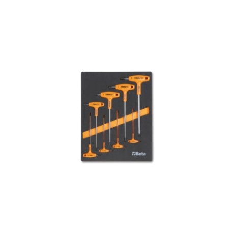 Llave Allen acodada con mango en T  M50 MV50