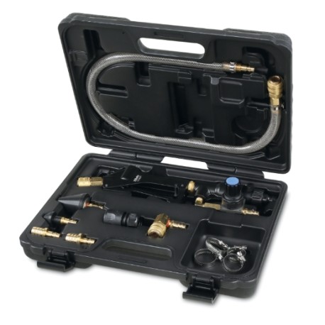 Herramienta para lavado del sistema de refrigeración con aire comprim