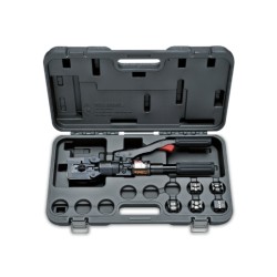 Alicate hidráulico para terminales con matrices para cobre y aluminio