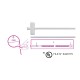  Bridas de nailon con placa transversal 25x8 mm 1748-BT – Beta Tools